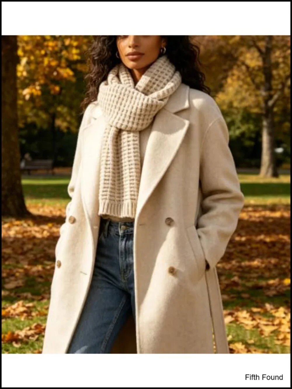 Waffle Knit Winter Scarf Soft Warm Wrap Women Cold Weather